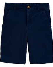 NWT Carters Boys 5T Navy Blue Classic Flat Front Shorts Zipper Button Pockets