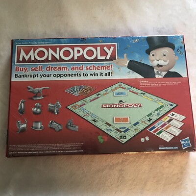 Hasbro Monopoly Classic Board Gam 2017 Hasbro Brand New C1009