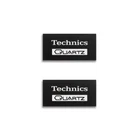 Technics Quartz Turntable Logo Badge Dust Cover 25.4mm(1")X12.7mm(0.5")