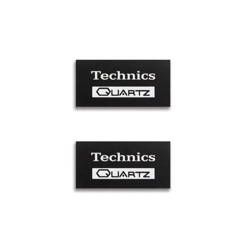 Technics Quartz Turntable Logo Badge Dust Cover 25.4mm(1")X12.7mm(0.5")
