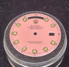 Rolex Quickset President Custom Pink Diamond Dial Models 18038, 18238 & 118238