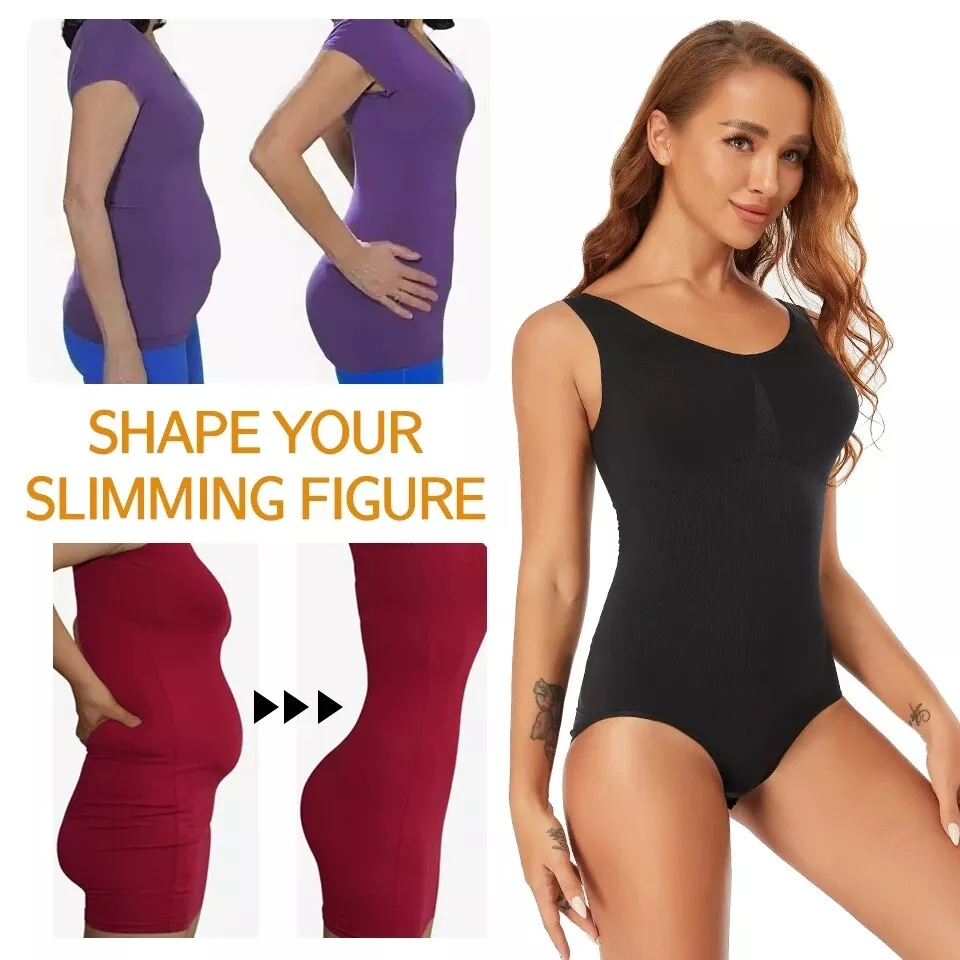 Women's Seamless Full Body Shaper Bodysuit Tummy Slimming Underwear  Shapewear US