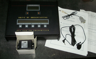 LEGAL low power FM Transmitter DRIVE BY BROADCASTING Broadcast Station DGX 1050