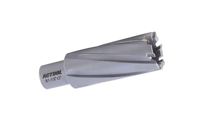 ACTOOL 1-1/8'' Diameter x 2'' Depth of Cut Carbide Tipped TCT ANNULAR Cutter ...