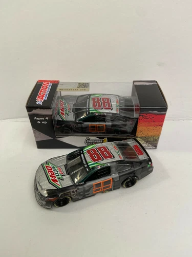 NASCAR 2014 DALE EARNHARDT JR #88 DIET MOUNTAIN DEW CHECKERS OR WRECKER 1/64 CAR