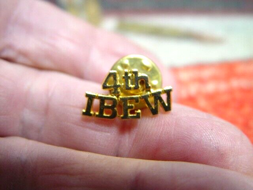 IBEW LAPEL PIN 4TH DISTRICT EBay