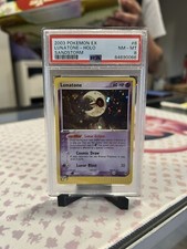 Pokémon TCG Lunatone EX Sandstorm 8 Holo Holo Rare Graded 8 on eBay