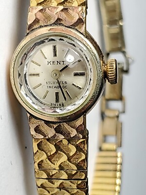 Antique Ladies Kent 17 Jewels Incabloc Swiss Germany Watch  display picture 1