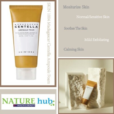 SKIN1004 Madagascar Centella Ampoule Foam Low pH Daily Cleanser 20ml 0.67 fl oz
