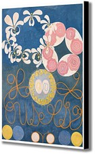 The Ten Largest - No.1 - by Hilma AF Klint - Canvas Wall Art Framed Print