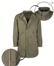 Veste Parfaite US Shell M65 Fishtail Parka + Doublure + Intérieur Olive Grande L