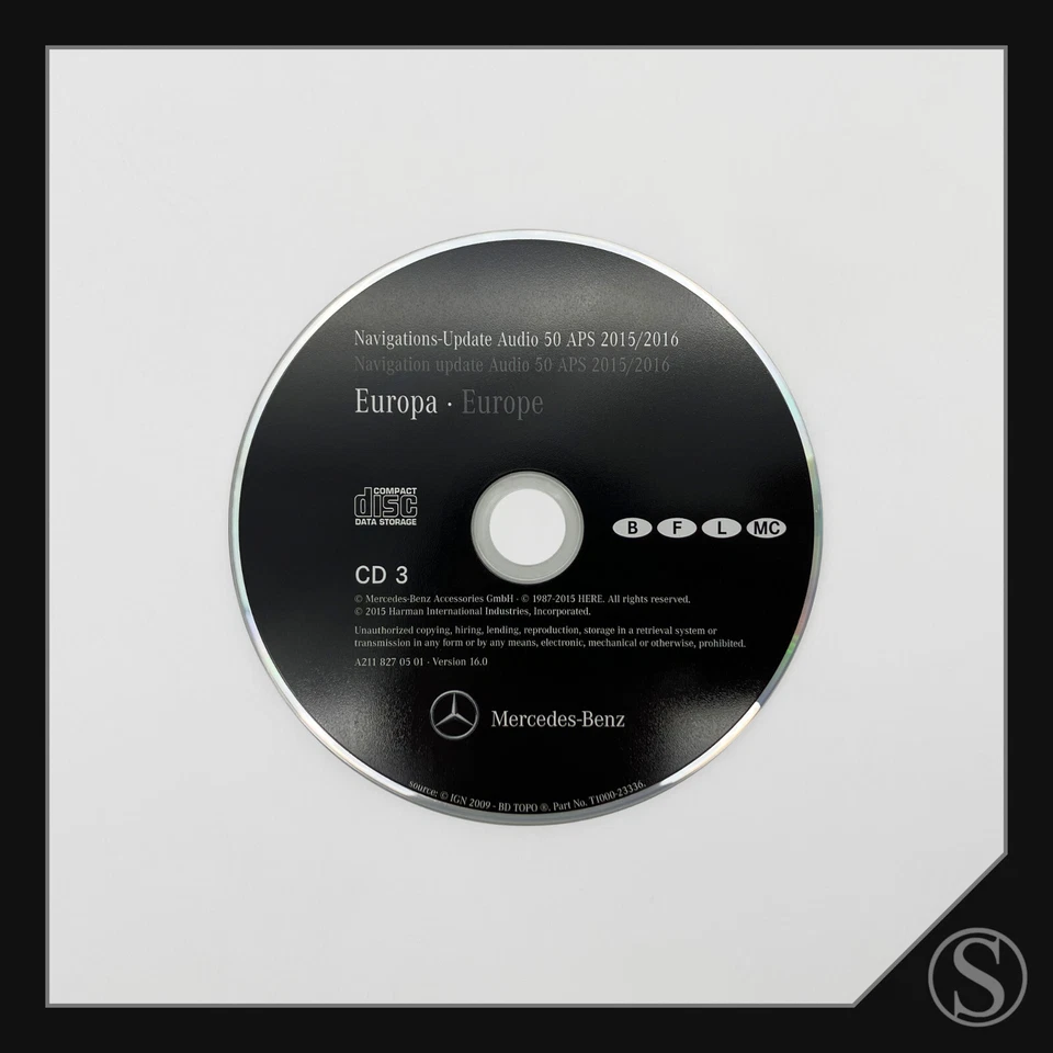 Mercedes-Benz Europa Navigations-Update AUDIO 50 APS 2015/2016 A2118270501 - Bild 4 von 4