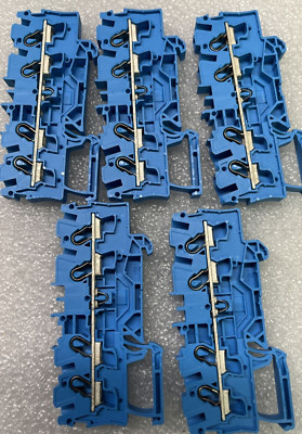 (LOT OF 5) Wago Terminal Block 2004-1404 NEW (OVER 900 PCs. AVAILABLE)