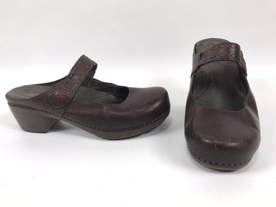 dansko open heel clogs