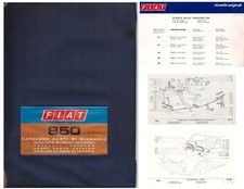 FIAT  850  berlina COUPE’ SPIDER 1971 -   CATALOGO RICAMBI -  SPARE PARTS!