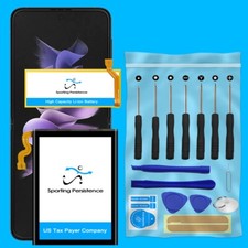 High Power 2470mA Main  1030mA Sub Battery Tool f Samsung Galaxy Z Flip 3 F711U