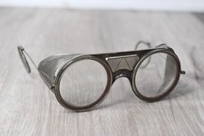 Vintage Spring Side Shield Folding Safety Goggles Motorcycle Steampunk