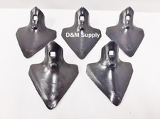 12 Heavy Duty Danish Cultivator S-Tine Sweep 4.25" x 6.00" 3/8" Single Bolt Hole