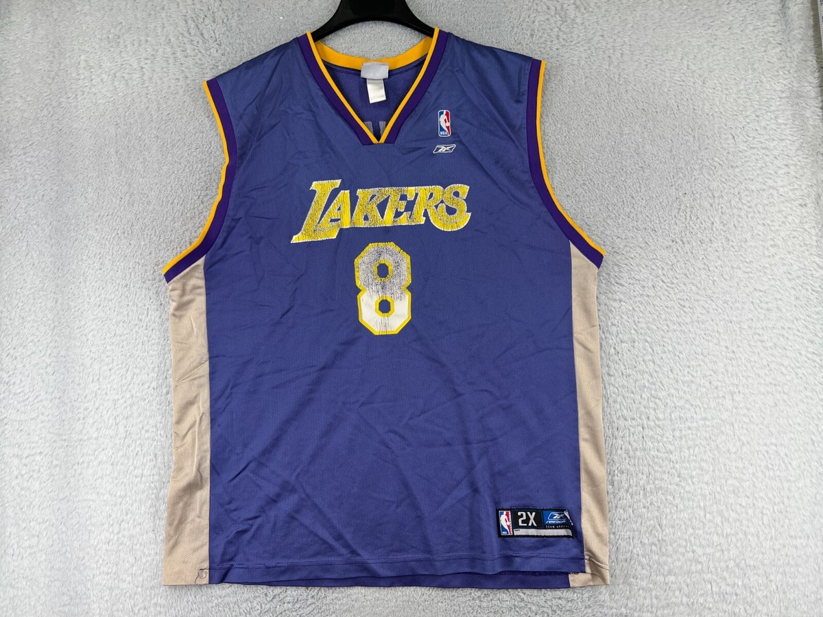 Lakers ユニフォーム シルバー 8 Reebok Lコービー　nba Lakers ユニフォーム シルバー 8 Reebok Lコービー nba Reebok