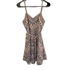 Everly Paisley Cottage Mini/Midi Dress Women's Small