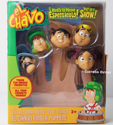 El Chavo Character Figurines Finger Puppets Set Nono Popis Kiko Don Ramon Gift