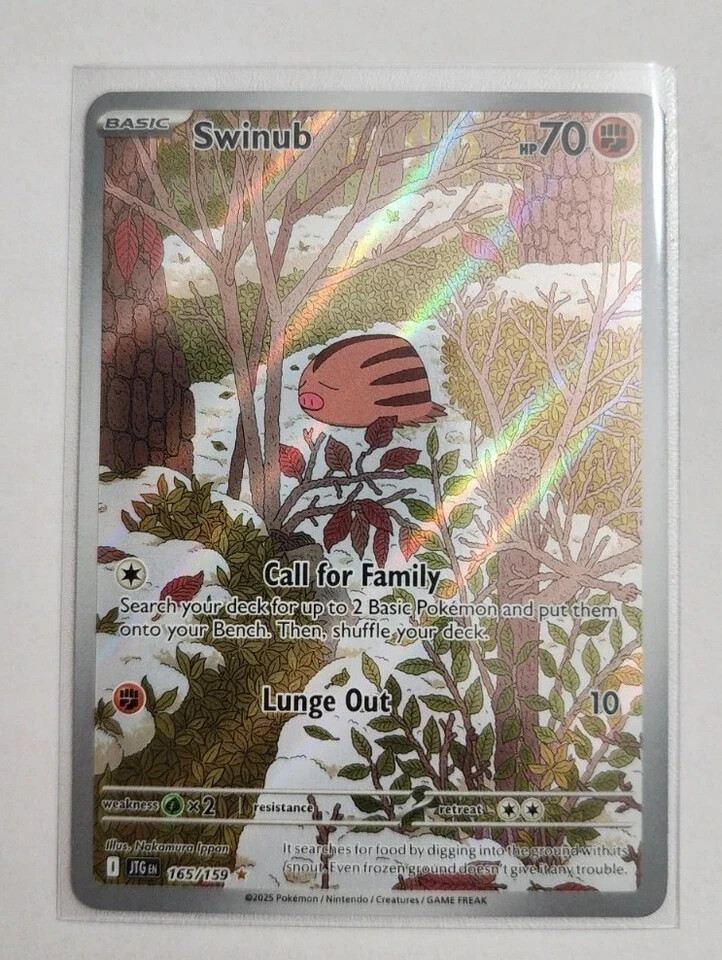 pokemon card swinub Swinub (79/109) (Stamped) [EX: Team Rocket Returns]