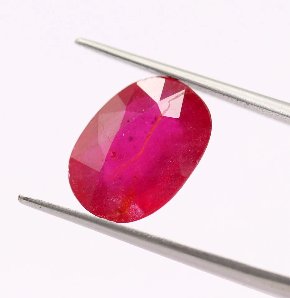 Velvet Pink Color Natural Loose Ruby Oval Cut 13 x 10 mm BIG Gemstone 6.77 Ct - Image 4 of 4