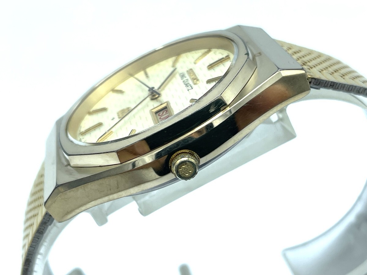 稼働ＳＥＩＫＯＫＩＮＧQUARTZ　デイデイトゴールド純正ベル9923-7010 楽天市場】セイコー SEIKO キングクォーツ KING QUARTZ メンズ 腕時計