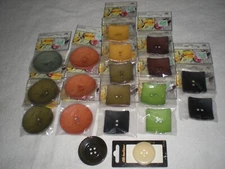 Antique Creative Buttons Lot (19) From Jill World of Buttons NOS