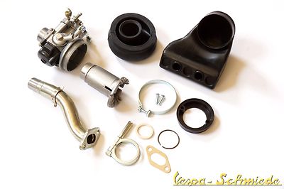 VESPA Tuning-Kit PK 50 / XL / XL2 - Stufe 1 - Vergaser SHB 19 Polini Luftfilter