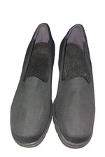 Toe Warmers Canada Black Slip On Shoes Sz 9W