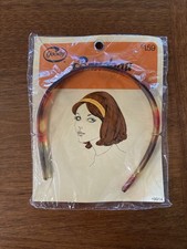 Vintage Goody Tortoise Headband 1975 New Old Stock Bandeau