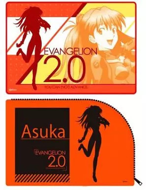 Evangelion Asuka Fleece Body Pillow Cover & Blanket Set 100x70cm Faux Leather Ba