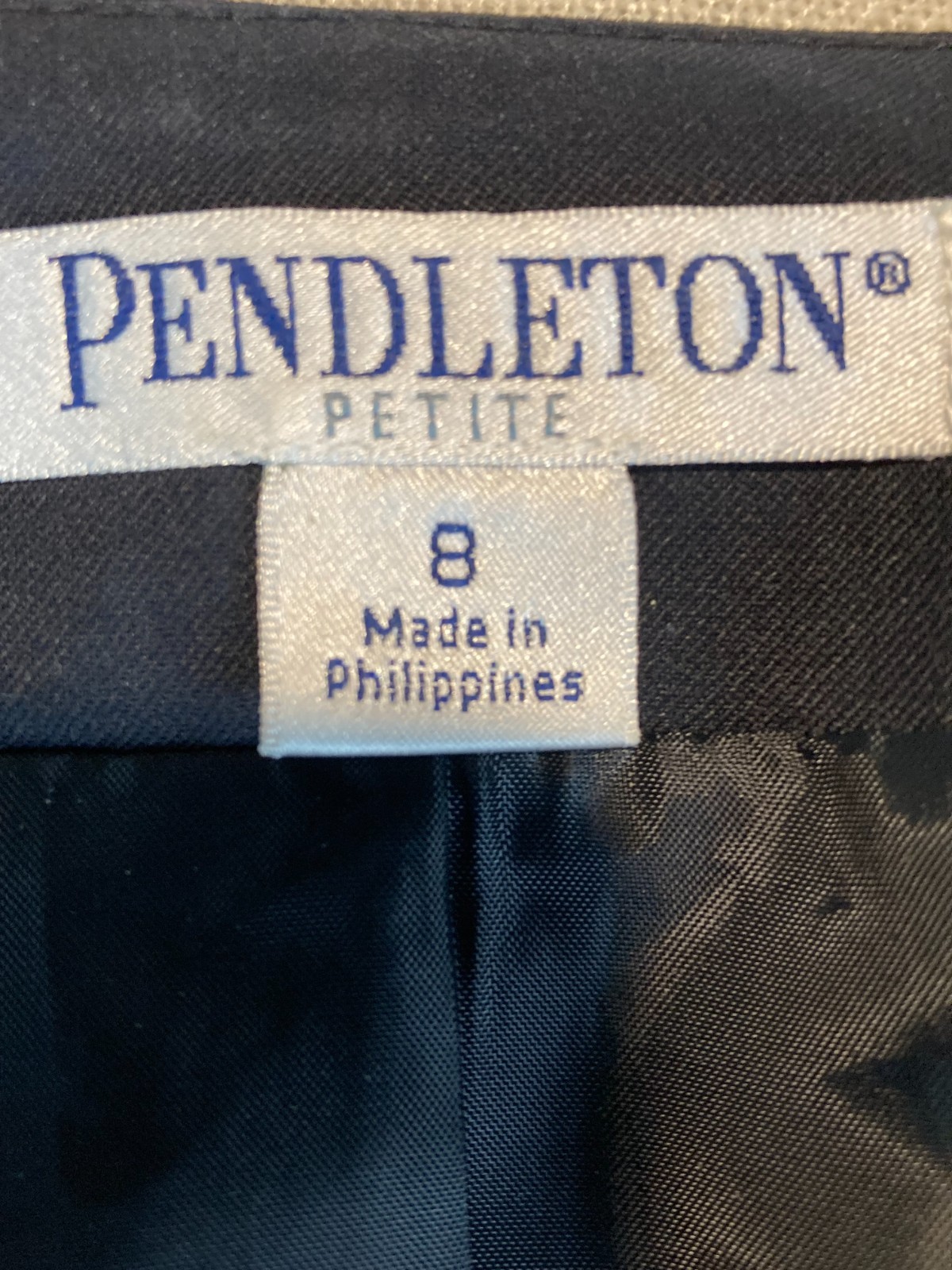 Pendleton Women's Black One Button Cropped Wool B… - image 12