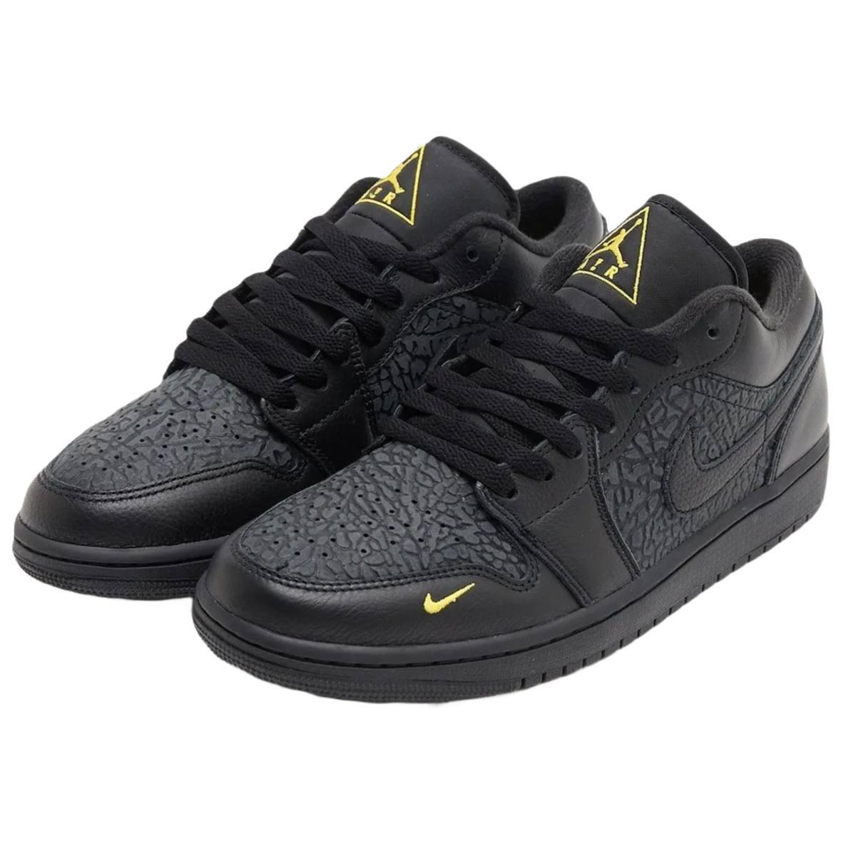 Nike Air Jordan 1 Low Black Elephant Print IM6568-010 Mens New