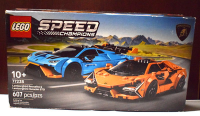 LEGO 77238 Lamborghini Revuelto & Lamborghini Huracan STO Speed Champions NIB