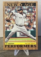 CC SABATHIA 2011 TOPPS HERITAGE NEW AGE PERFORMERS NAP 8 New York Yankees