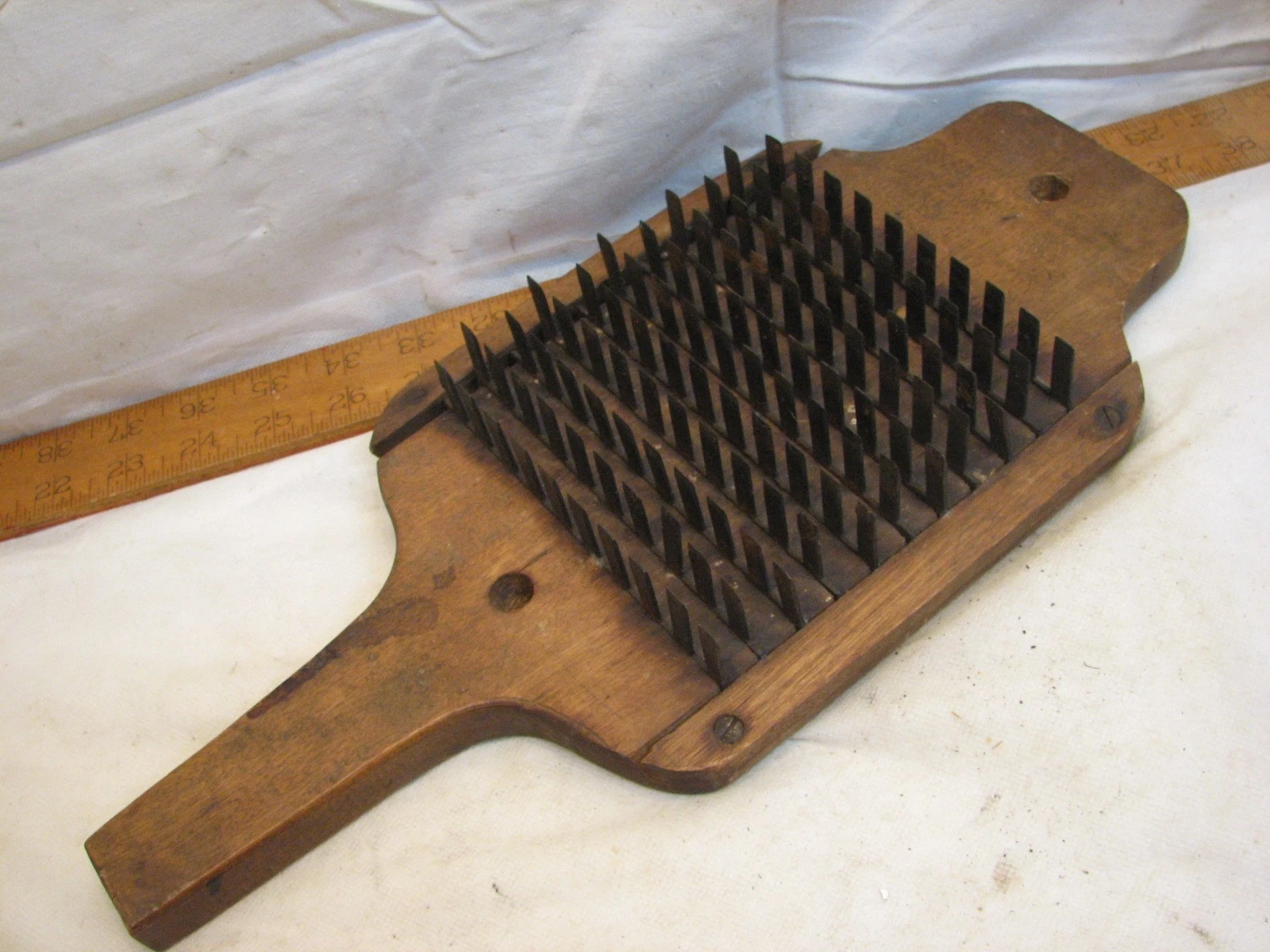 1869 Butcher Beef Steak Incisor Meat Tenderizer John A. Green Kitchen Tool Label