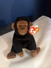 Ty Beanie Babies Congo the Monkey Chimp 11-9-96 ex w/ tags PVC Pellets