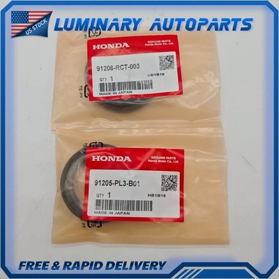 OEM Genuine Axle Seals 2PC SET K Series 6SPD NEW SEALED For 06-15 Honda Civic SI