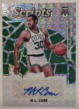 M.L. Carr 2019-20 Panini Mosaic - Scripts Prizm Autograph  #SC-MLC