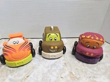 My B Toys 3.5 Inch Pull back Preschool Toy Cars Lot of 3