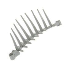 1x Lego Bionicle Barraki Back Fin Pearl Grey Flexible 4506045 59616 57562