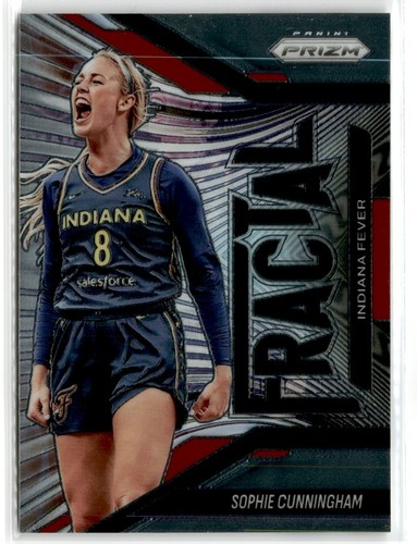 2025-26 Panini Prizm WNBA Fractal Sophie Cunningham Fever #63
