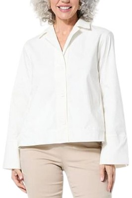 WynneLayers Women's Flatter FIT Swing Back Jacket Cloud