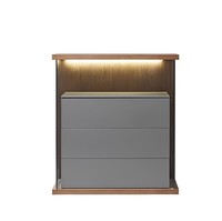 Design Kommode Beleuchtet Anrichte Side Lowboard Schrank Wohn Zimmer Regal Luxus