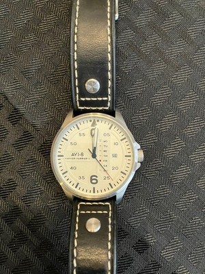 AVI-8  MENS WATCH ONLY $130.00  very fine condition