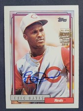 2016 Topps Archives Signature Series Auto Autograph 1992 Eric Davis /42