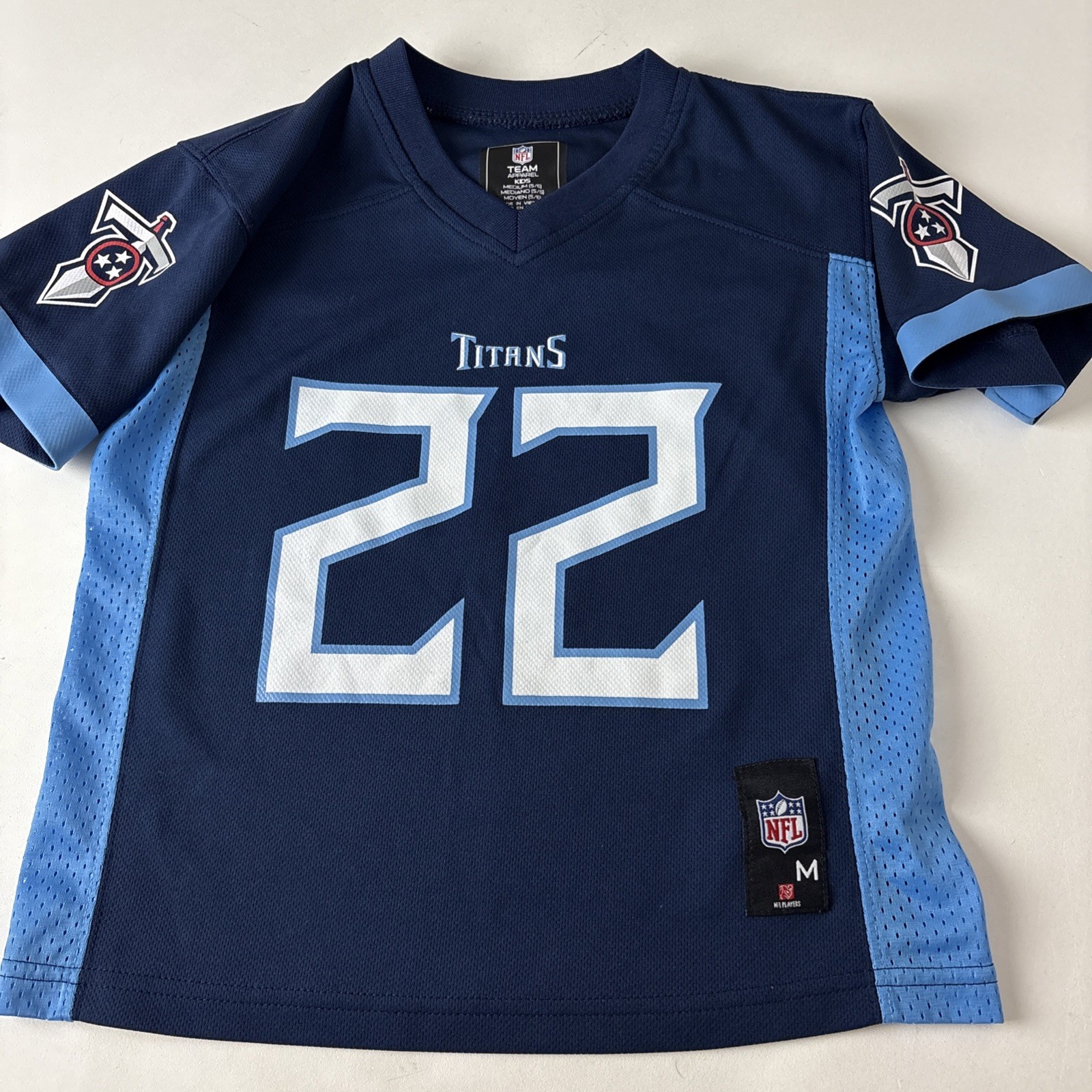 Tennessee Titans Jersey kids M 5/6 Derrick Henry #22 Blue NFL players