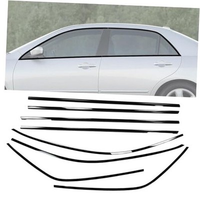 Stainless Steel Window Trim Chrome Delete for Accord Sedan 2003 03-07 Accord
